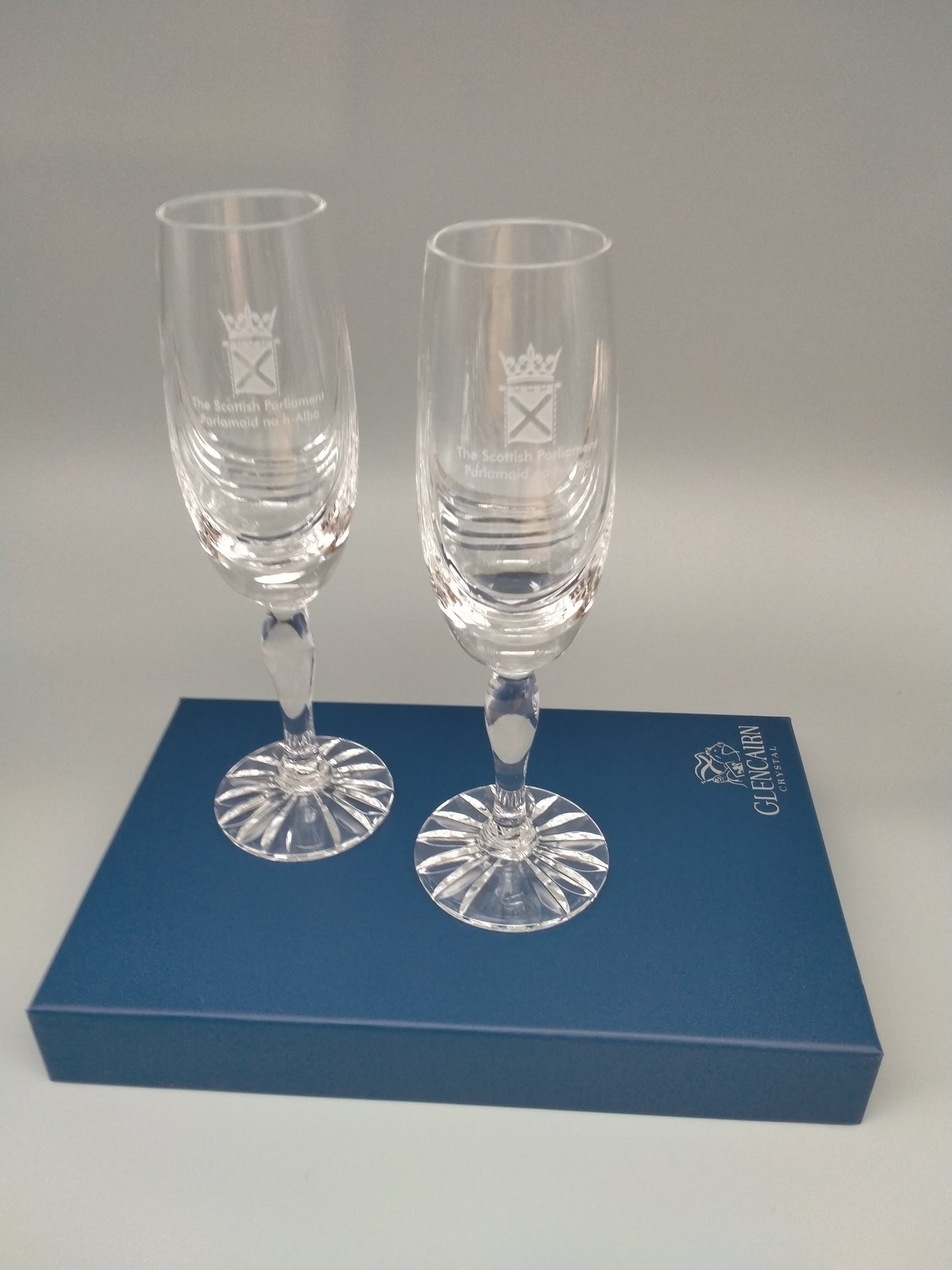 Crystal champagne flute (pair)