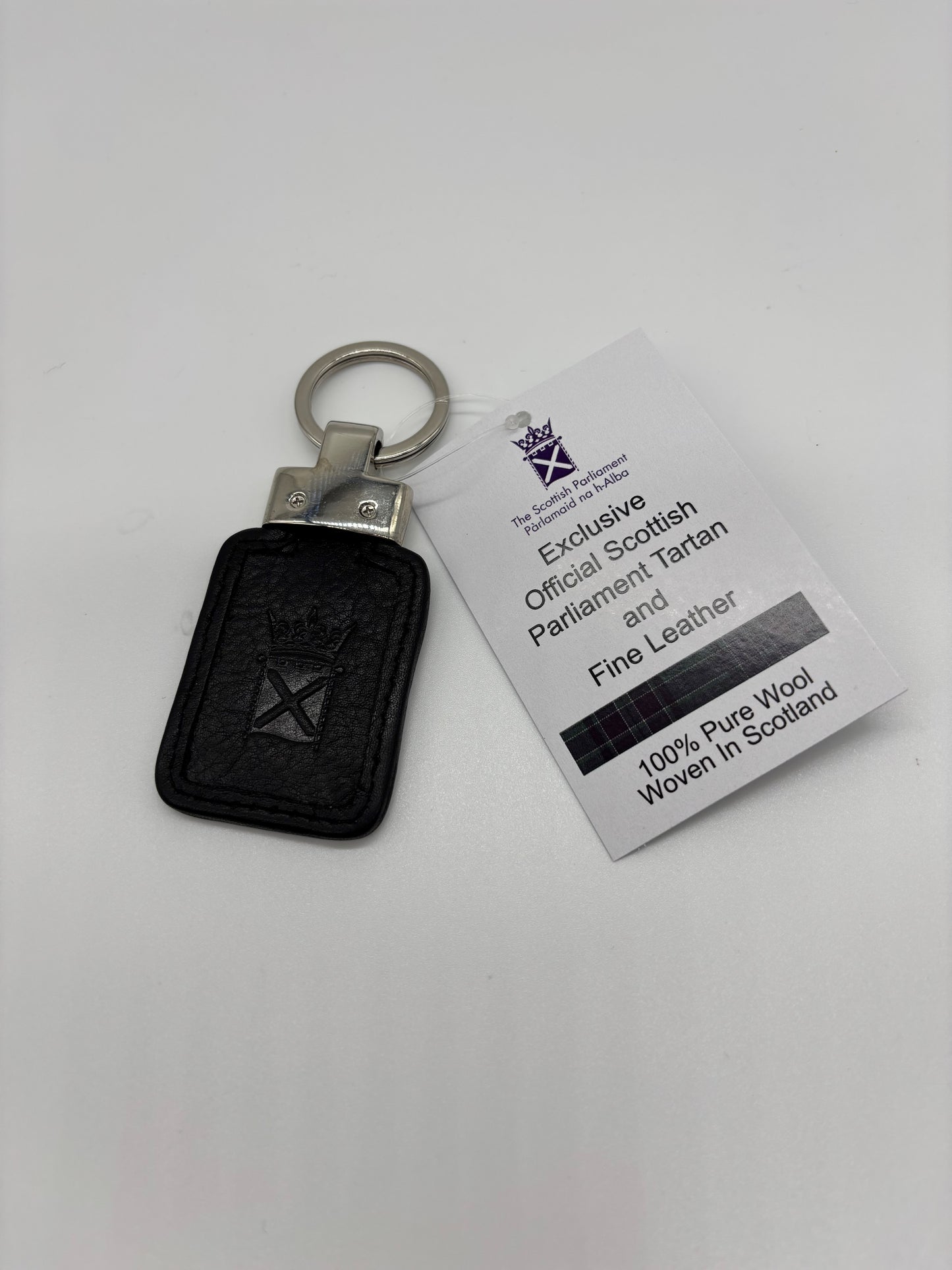 Tartan tab key fob
