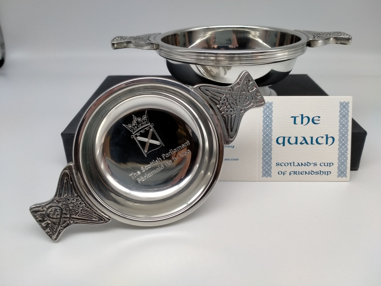 Pewter quaich