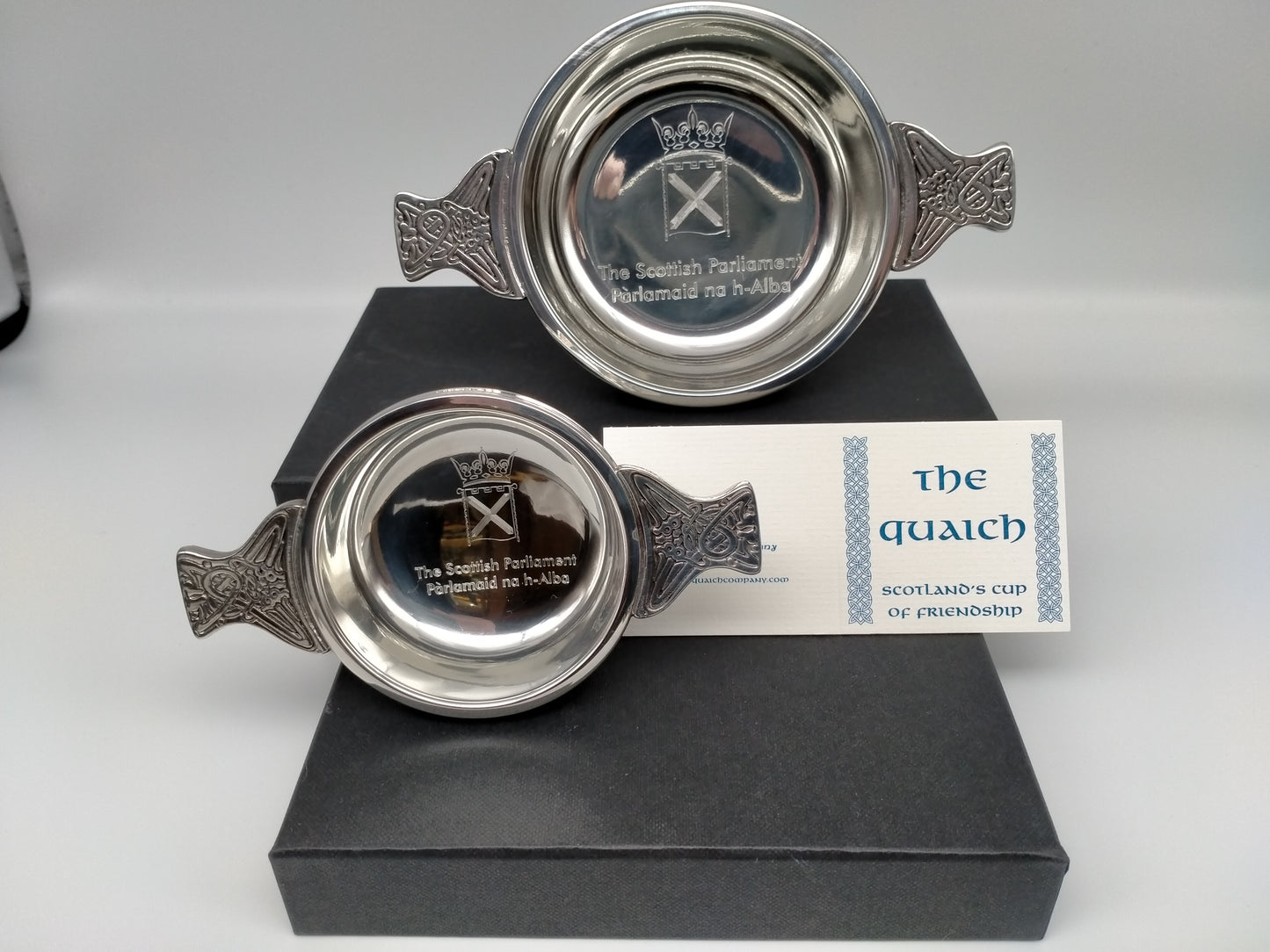 Pewter quaich