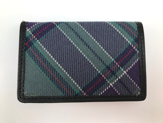 Tartan business card case