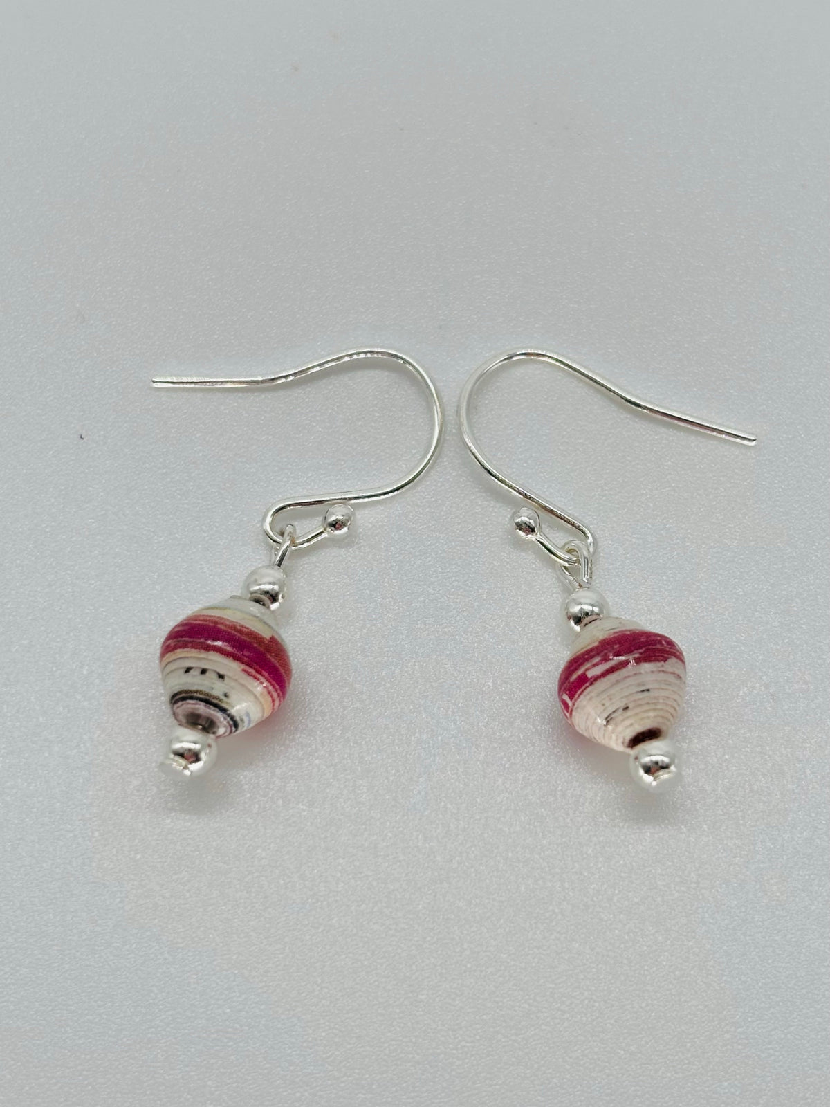 Small Parli-map Silver earrings