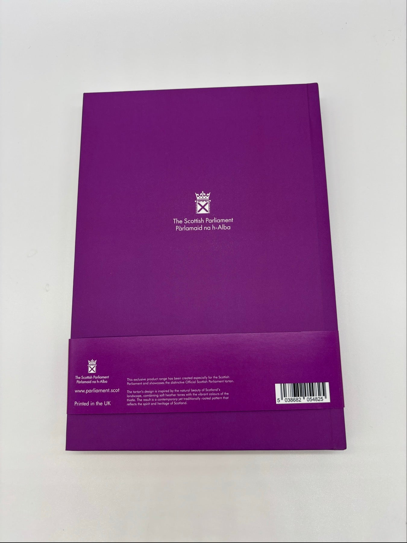 Tartan hardback notebook A5