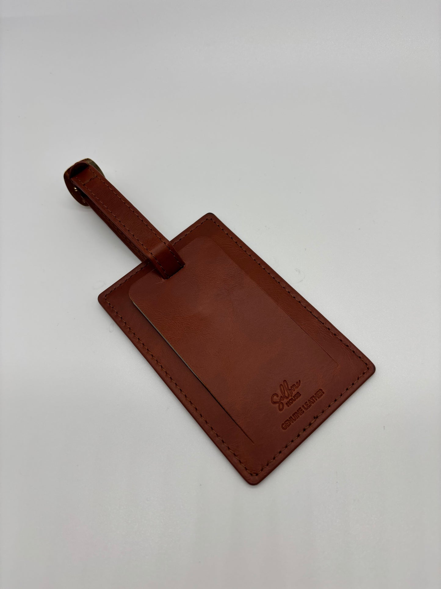 Skyline Leather Luggage Tag