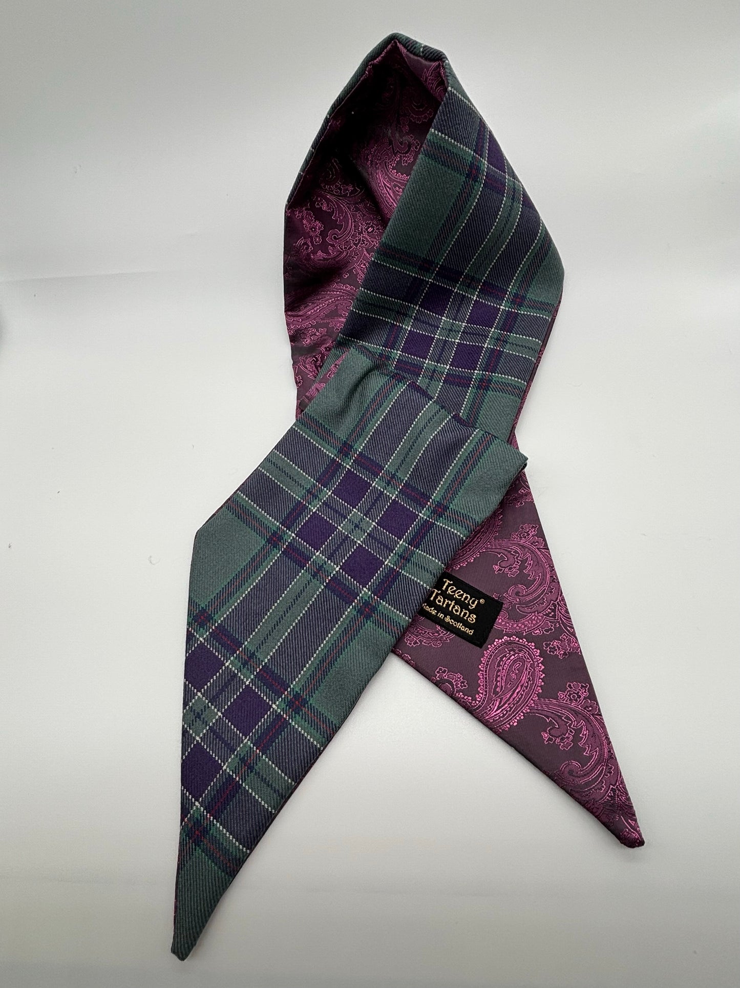 Tartan jacquard scarf Bramble