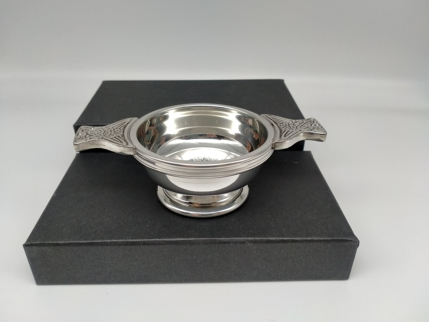 Pewter quaich