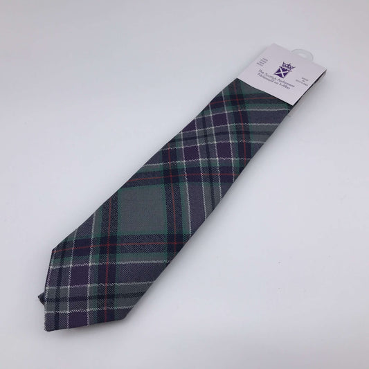 Tartan wool tie
