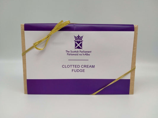 Scottish Parliament boxed fudge