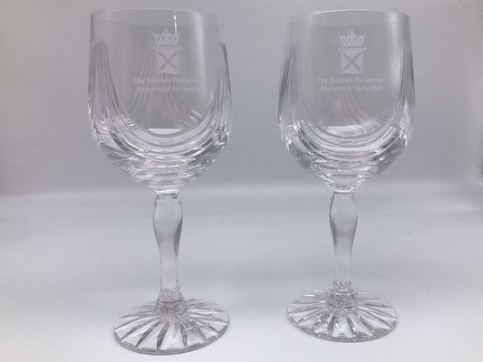 Crystal goblet (pair)