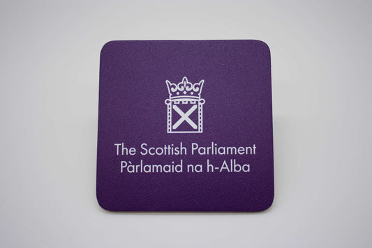 Recycled leather coaster