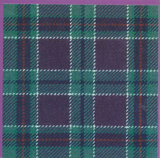 Tartan greeting card