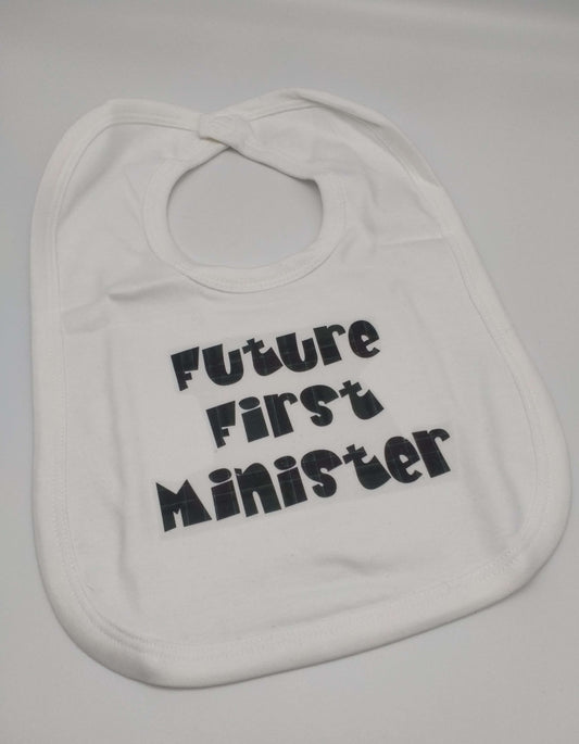 Future First Minister baby's bib