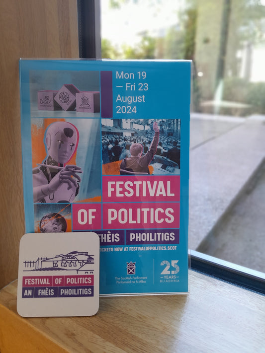 Festival of Politics coaster