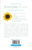 The back cover of the book with a blurb.